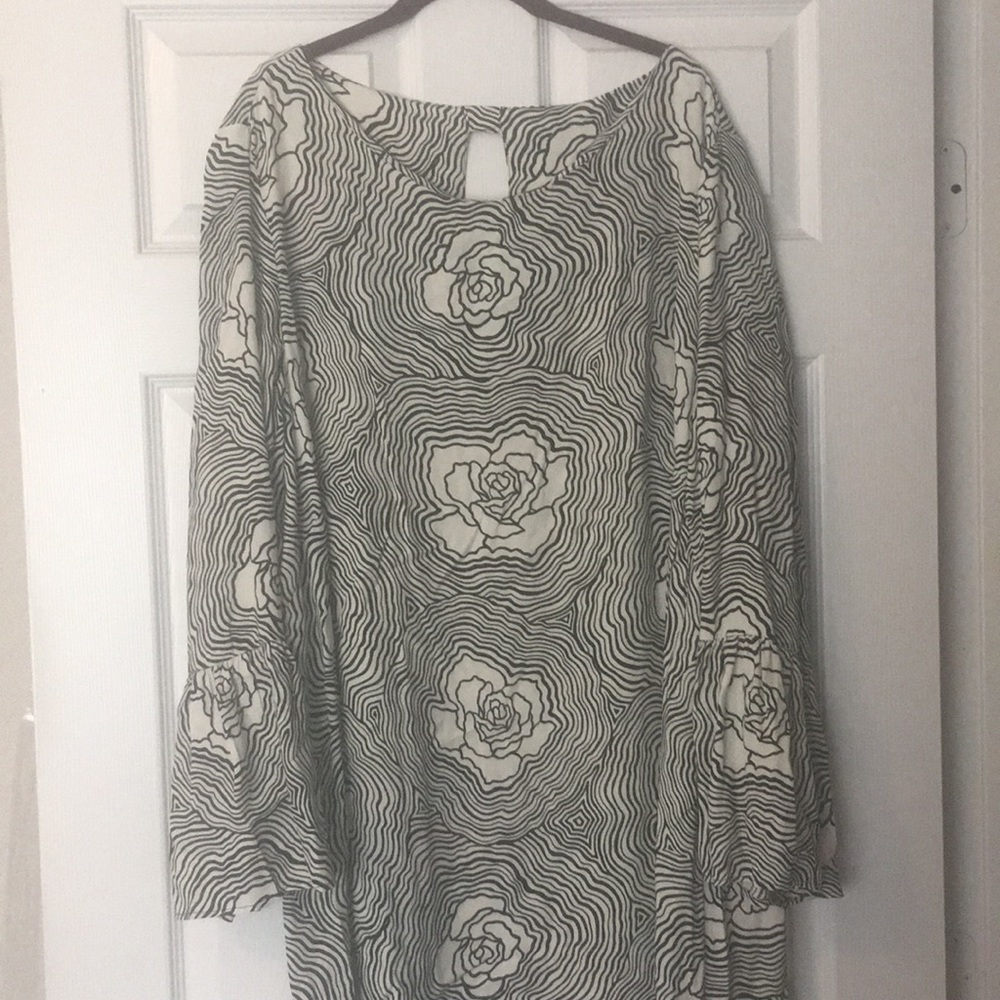 H&M Black and White Dress